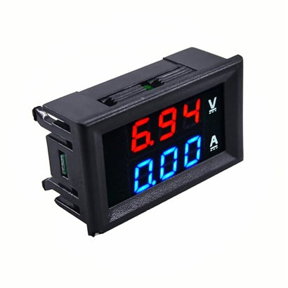 ولتمتر/آمپرمتر پنلی 10A/99V
